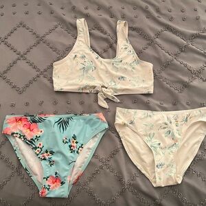 Melrose and Market Kids Floral Swim Bikinis